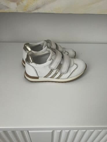 спорт красовки: Детские кроссовки - Цвет: белый с золотистыми вставками и — 1