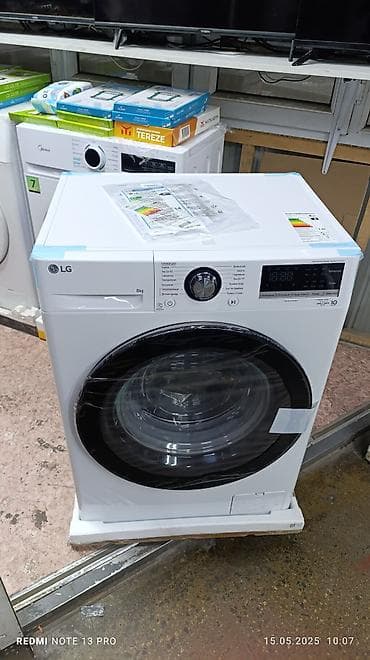 газ таганок: Кир жуучу автомат машина, Жаңы, LG, 8 кг чейин, Фронталдык, Дүңүнөн — 7