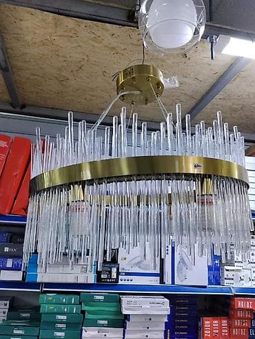 продажа люстра: Стильные подвесные люстры для интерьера 1) Кольцевая люстра с — 1