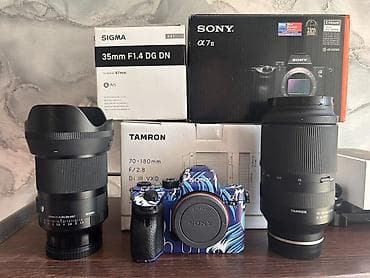 Продаю Камера Sony α7 III С Объективом Sigma 35mm F1.4 DG DN Art С