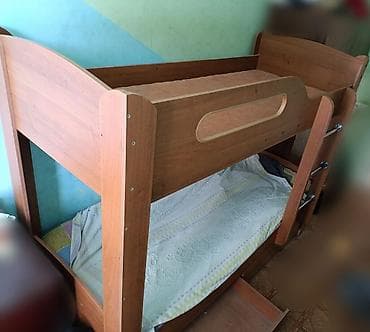 sofa bed: Двухъярусная кровать, Б/у, С выкатной системой — 2