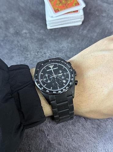 tech flis: Классические часы часы, Armani, Мужские, Б/у — 1