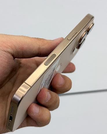 apple xr: IPhone 16 Pro, Б/у, 128 ГБ, Desert Titanium, Защитное стекло, Чехол, Коробка, В рассрочку, 85 % — 6