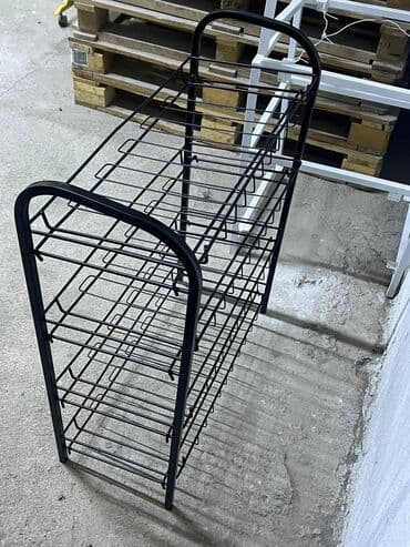 полки для обуви: Полка для обуви Материал железо Покраска полимерная Цвета черный — 2