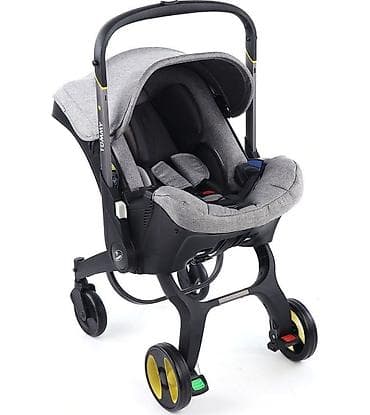 балдар коляскасы: Автокресло, цвет - Серый, Б/у — 1