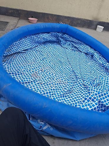 Надувной каркасный бассейн INTEX Easy Set, модель 28110NP. - Диаметр