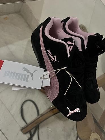 nike react: Кроссовки Pumа - Цвет: черный с розовыми акцентами и логотипами Puma — 1