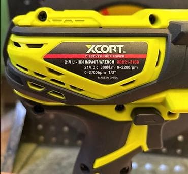 циклон набор инструментов: Аккумуляторный ударный гайковерт XDC21-31 - Тип: ударный гайковерт — 3