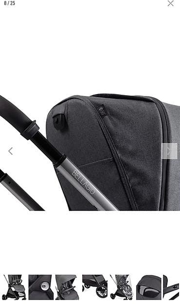 chic: Коляска, Chicco, цвет - Серебристый, Б/у, Самовывоз — 6