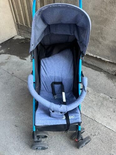 коляска детская цена бишкек: Коляска, цвет - Голубой, Б/у — 2