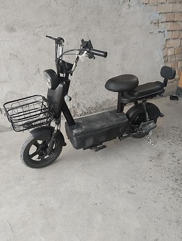 электронные мопеды: Электрический мини-скутер (городской электробайк) - Компактная рама с — 1