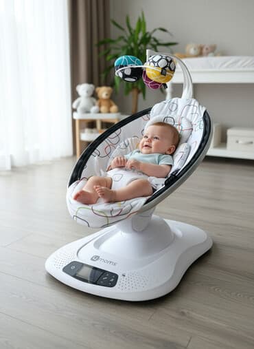 качалки для малышей бишкек: Детский шезлонг, Б/у, Электронная, Другой материал, цвет - Белый — 1