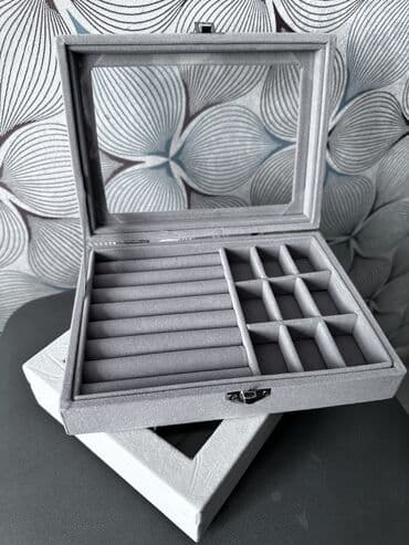 органайзер для украшений: Органайзер для украшений расцветка нежно-розовая,серая,бежевая — 3