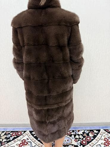 куртка норка: Шуба, Норка, По колено, Трансформер, XL — 6