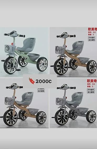 мото багажник: Детский велосипед, 3-колесный, 3 - 4 года, Новый — 4