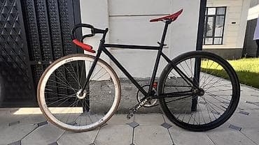 fixed gear: Фикс-байк/трековый велосипед 700C - Рама: стальная, классическая — 4