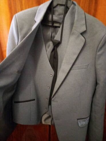 волейбольные формы: Школьная форма, цвет - Серый, Б/у — 2