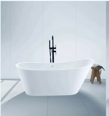 тумбы для косметики: Ванна, Овальная, Материал: Акрил, Размер: 170 x 75 см, Бесплатная установка — 1