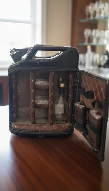 кресло офисное кожаное: Эксклюзивный мини-бар "Канистра" на заказ! Ищете оригинальный подарок — 1