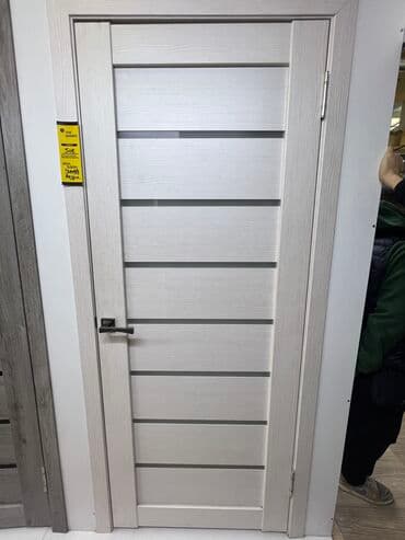 дверь внутренняя: Межкомнатная дверь со стеклом, Дерево, ПВХ, Российская, 200 * x 80 см, Новый — 3