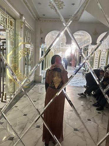 Жынсылар: Кече көйнөгү, Классикалык, Узун модель, Жеңдери менен, 2XL, 3XL, Стандарт — 4