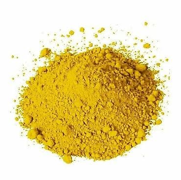 Пигмент жёлтый (порошковый) оксид железа. Ярко-желтый -