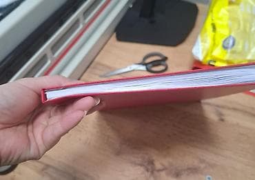 Твердый переплет для ВКР/дипломной работы - Обложка: красная