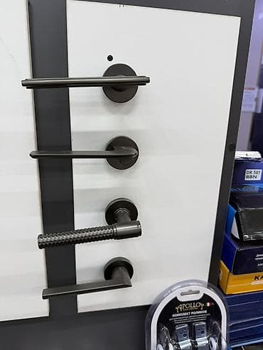 Дверная ручка, Для межкомнатных дверей, Металлические, Без установки