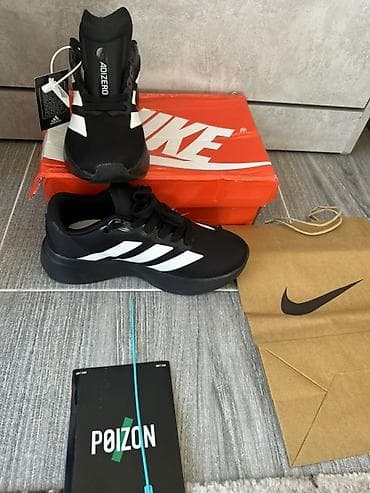 active 2: Кроссовки adidas Adizero, цвет черный с белыми элементами. - Серия — 1