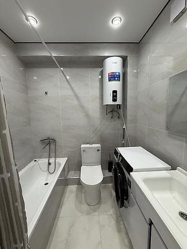 1комнатную кв: 1 комната, 38 м², Элитка, Кок-Жар ж/м Элитка, 5 этаж, Евроремонт — 7