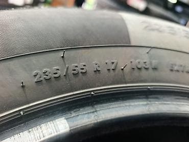 Шины 235 / 55 / R 17, Лето, Б/у, Пара, Легковые, Германия, Continental — 4