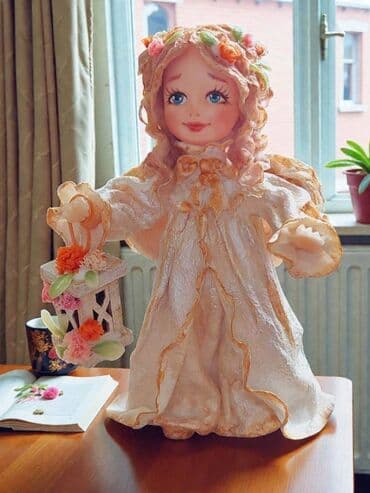 шкаф купе 3 х дверный с зеркалом: ЁЛОЧНАЯ ИГРУШКА «АНГЕЛОЧЕК» ✨ Очаровательный ангелочек, сделанный — 1