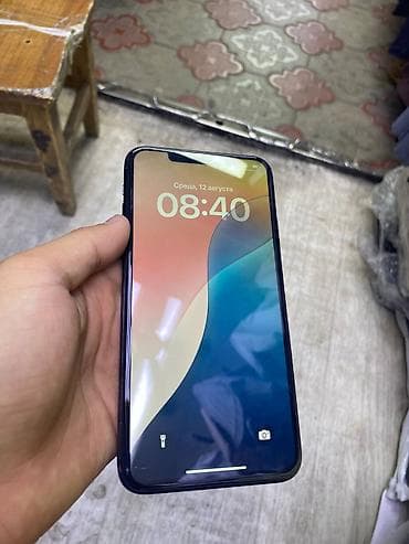 16e iphone: IPhone 11 Pro Max, Б/у, 256 ГБ, Space Gray, Защитное стекло, Чехол, Кабель, 100 % — 1