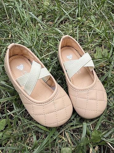 Детские балетки для девочки - Модель: балетки с перекрещивающимися