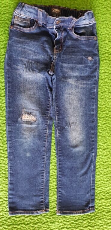 джинсы голубые: Джинсы и брюки, цвет - Синий, Б/у — 2