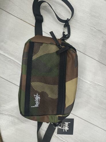 stussy: Сумка через плечо stussy в камуфляжной расцветке, остался последний — 1