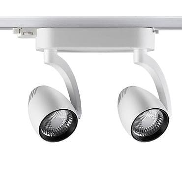 Двухголовый трековый светильник LED - Тип: поворотный трековый