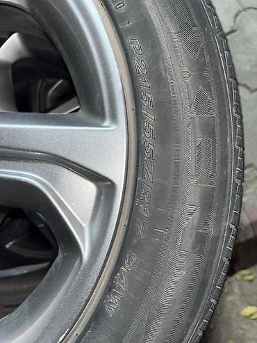 пакрышка 17: Колеса в сборе 215 / 55 / R 17, Лето, Б/у, Комплект, Легковые, Литые, отверстий - 5 — 3