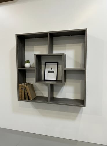 стеклянные полки на стену: Книжная полка, ЛДСП, Подвесная — 1