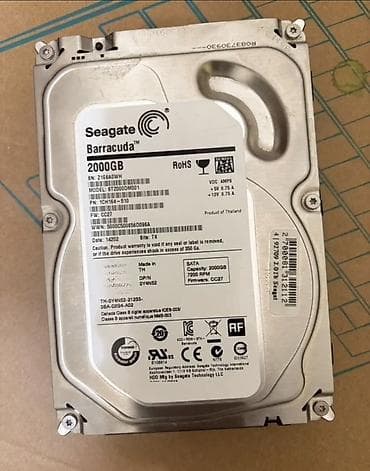 Накопитель для ПК, Seagate, HDD, 2 ТБ, 3.5", Для ПК