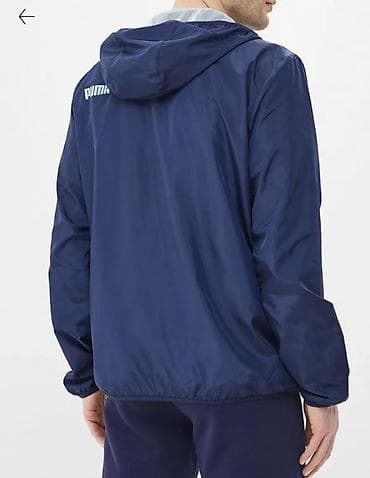Личные вещи: Мужская ветровка Puma - Цвет: темно-синий (navy) 1 выход, состояние — 3