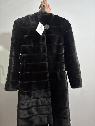 Паркет: Шуба, Альпака, Длинная модель, Китай, С капюшоном, XL — 3