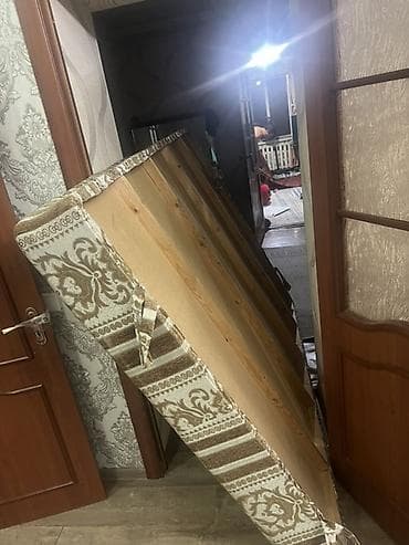 Деревянное основание для кровати с мягким коробом 2.00*1.50 - at lalafo.kg Деревянное основание для кровати с мягким коробом 2.00*1.50 -