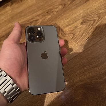 IPhone 13 Pro, Новый, 128 ГБ, Графит, Защитное стекло, Коробка, Чехол, 86 %