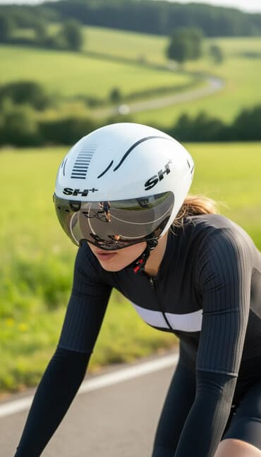 камеры для велосипедов: Аэродинамический велошлем SH+ Triaghon (Made in Italy) - Итальянское — 2