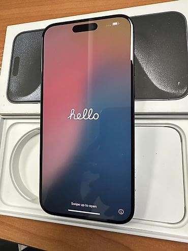 iphone 12 pro max цена в бишкеке: IPhone 15 Pro Max, Б/у, 256 ГБ, Black Titanium, Коробка, 83 % — 2