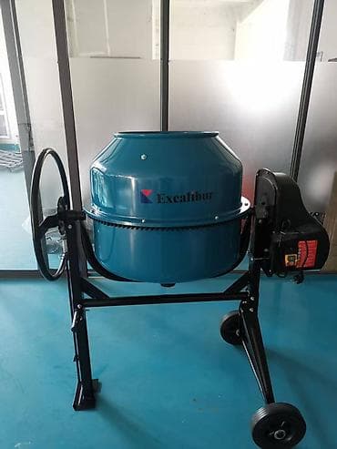 Бетономешалка Excalibur, электрическая, на колесной раме. - Объем