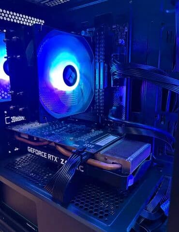 Компьютер, ядер - 6, ОЗУ 16 ГБ, Для несложных задач, Б/у, AMD Ryzen 5, NVIDIA GeForce RTX 2060, SSD