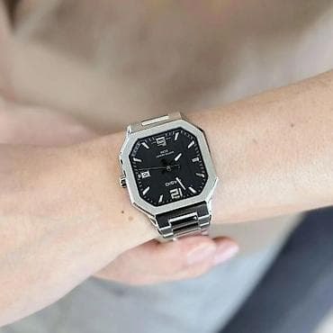 Классикалык сааттар саат, Casio, Суу өткөрбөөчү, Асыл нуска, Эркектердики, Жаңы — 2