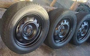продаю диски с резиной: Колеса в сборе 185 / 65 / R 14, Зима, Б/у, Комплект, Легковые, Железные, отверстий - 4 — 1